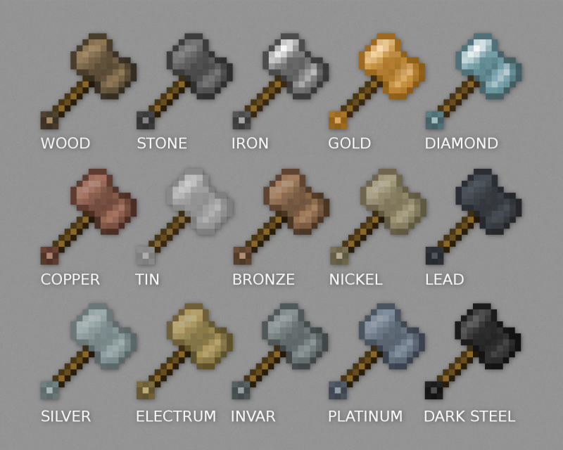 Как сделать молот в МАЙНКРАФТЕ