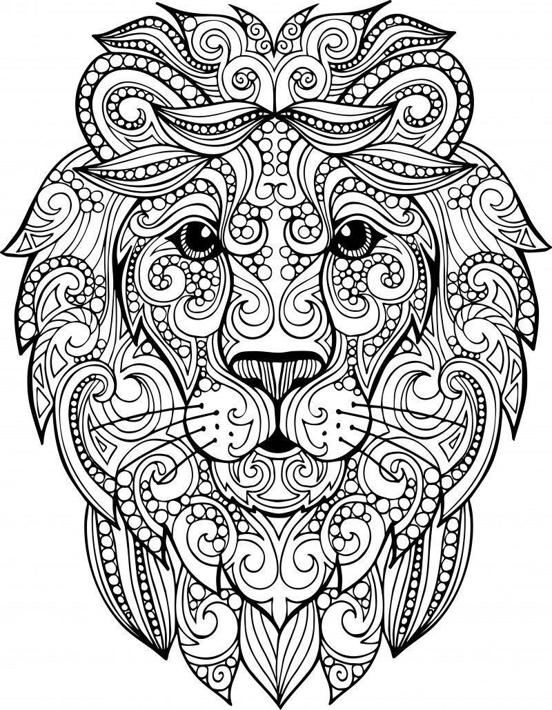 Мандала Лев