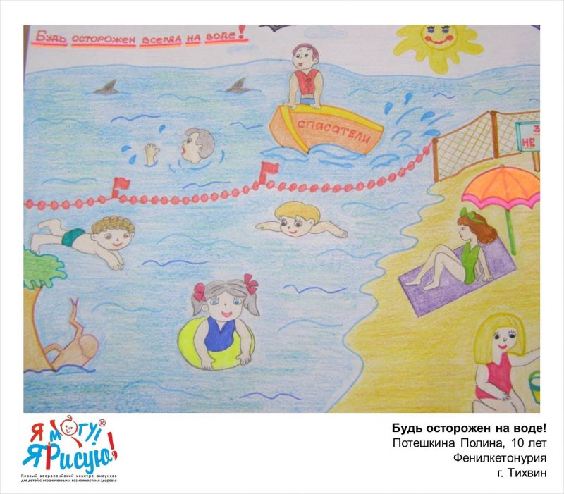 Рисунок на тему летние каникулы