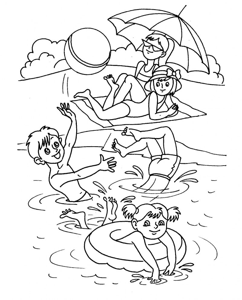 Летние каникулы рисунок