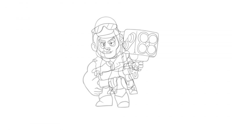 Раскраска Браво старс Брок