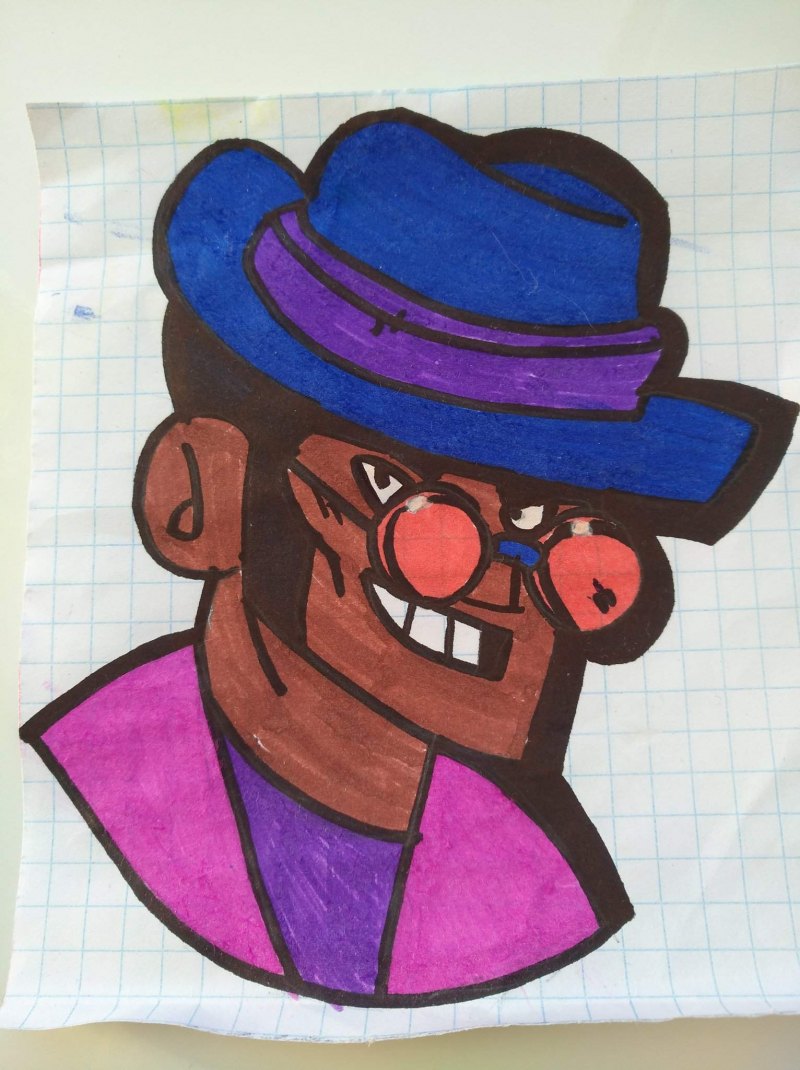 Эдгар рисунок Brawl Stars