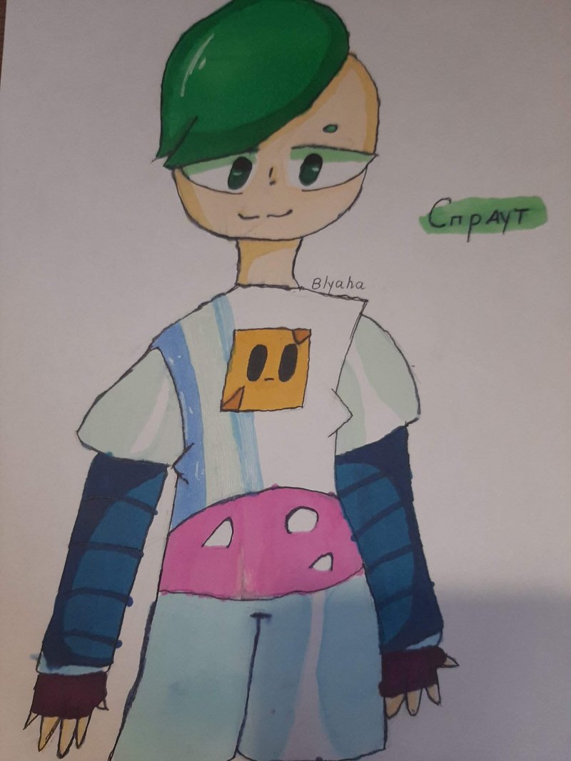 Эдгар аниме из БРАВЛ старс Эдгар