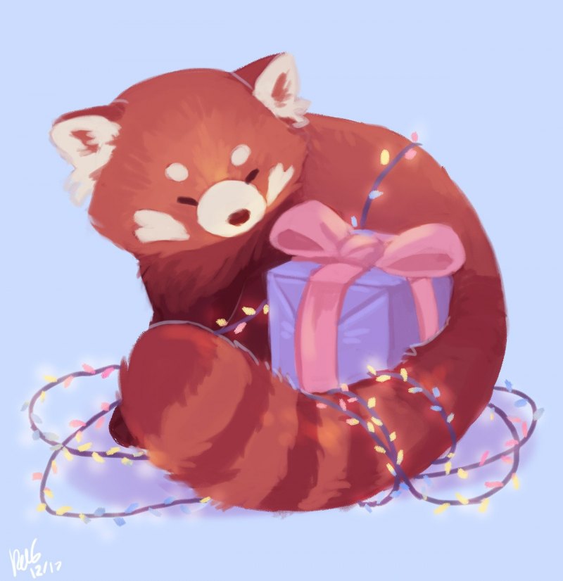 Красная Панда арты