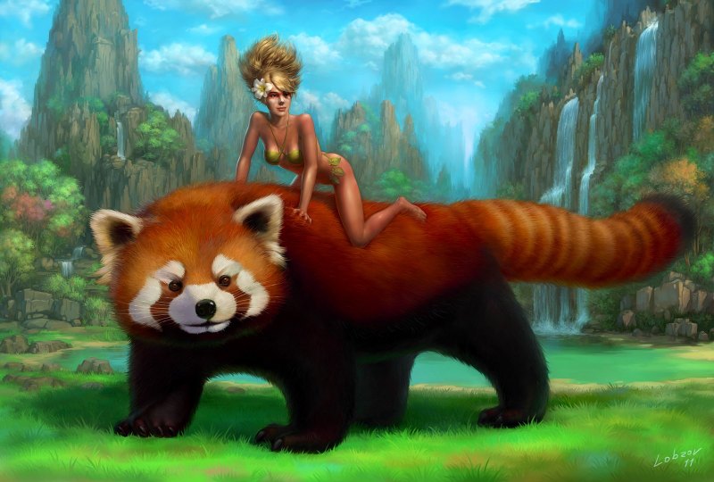 Малая Панда аниме