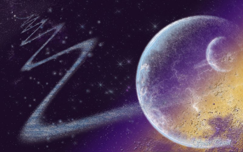 Нарисовать космос