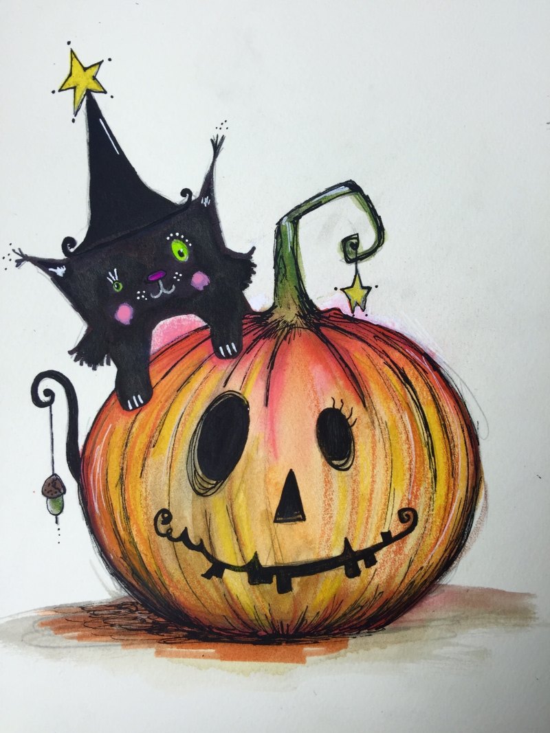 Рисунки на Хэллоуин