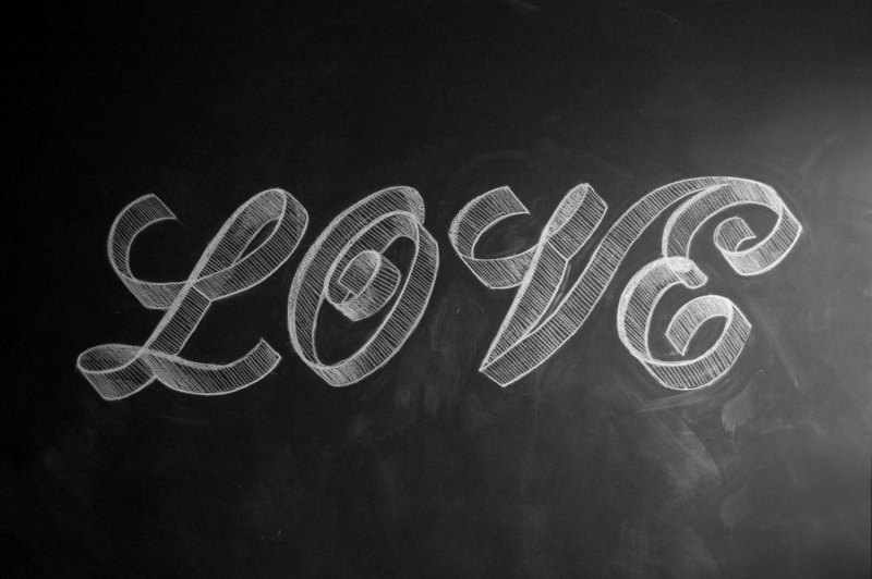 Надписи на меловой доске