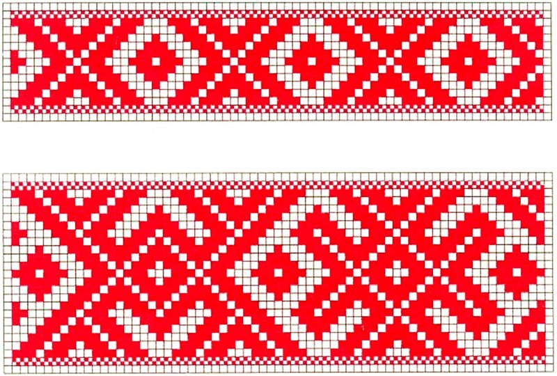 Орнаменты для ткачества Белорусские
