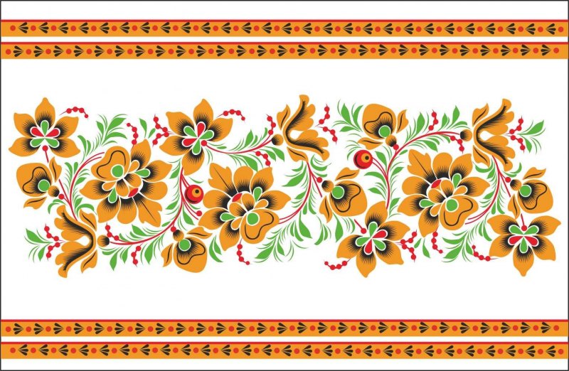 Орнамент в народном стиле