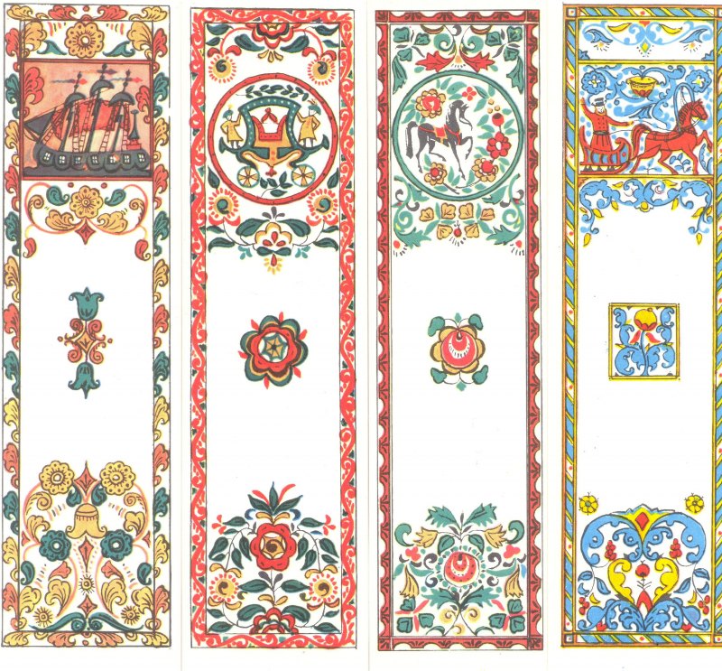 Билибин орнаментальная кайма