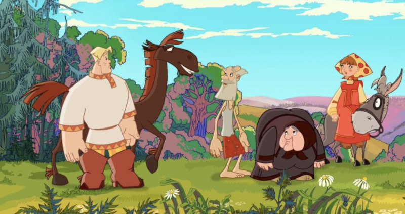 Три богатыря мультик Любава