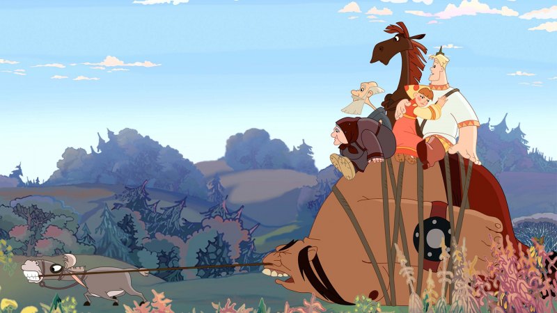 Три богатыря Любава и Алеша