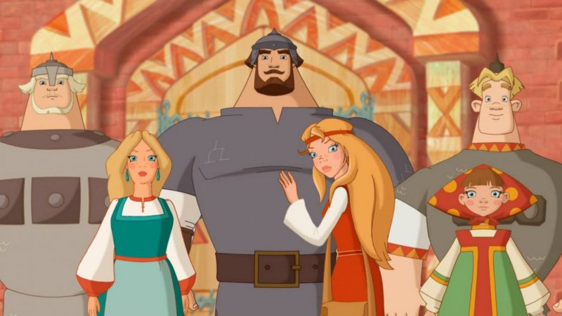 Алеша Попович мультик Любава