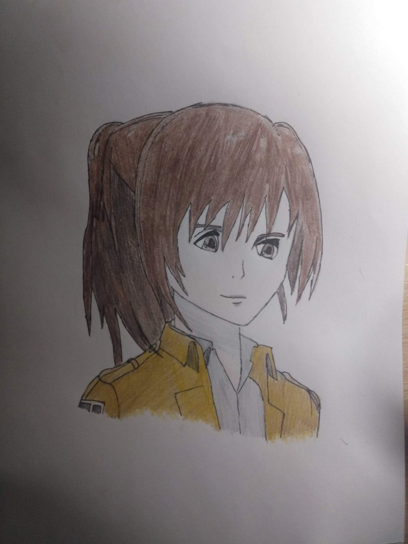 Чиби атака титанов Саша