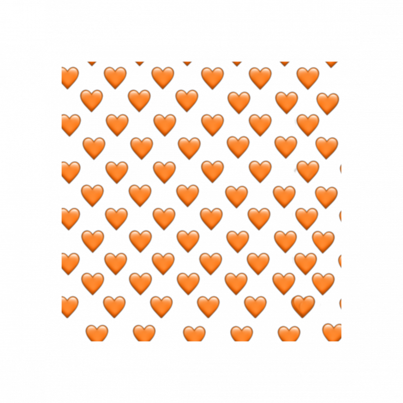 Оранжевое сердце