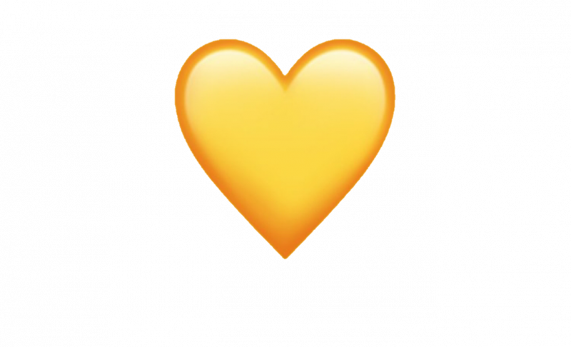 Сердечки (желтые)