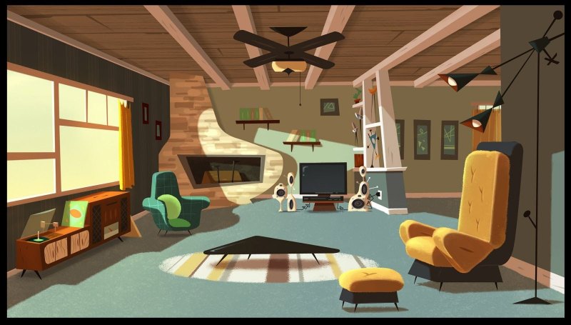 Пиксель арт комната