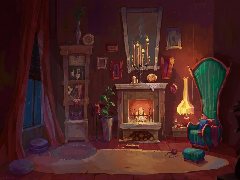 Анимированная комната