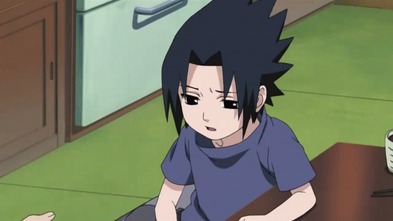 Саске Учиха в детстве