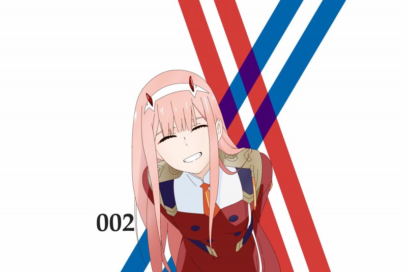 Zero two Франкс улыбка