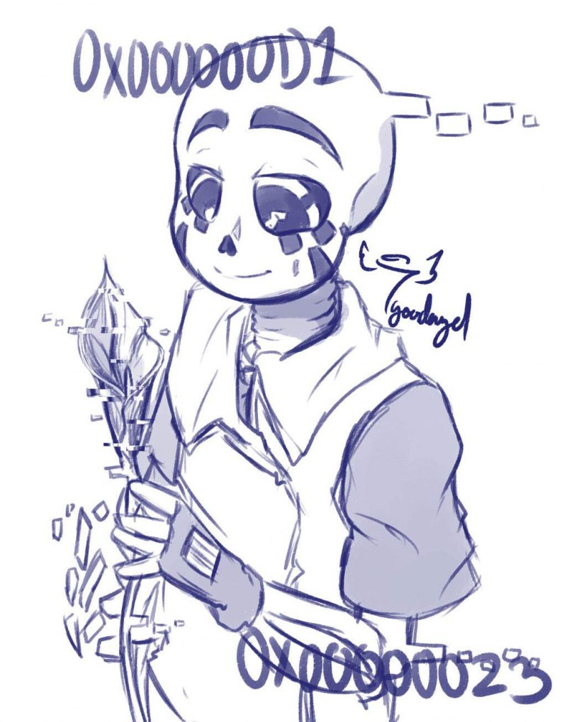 Undertale градиент и БЛУСКРИН