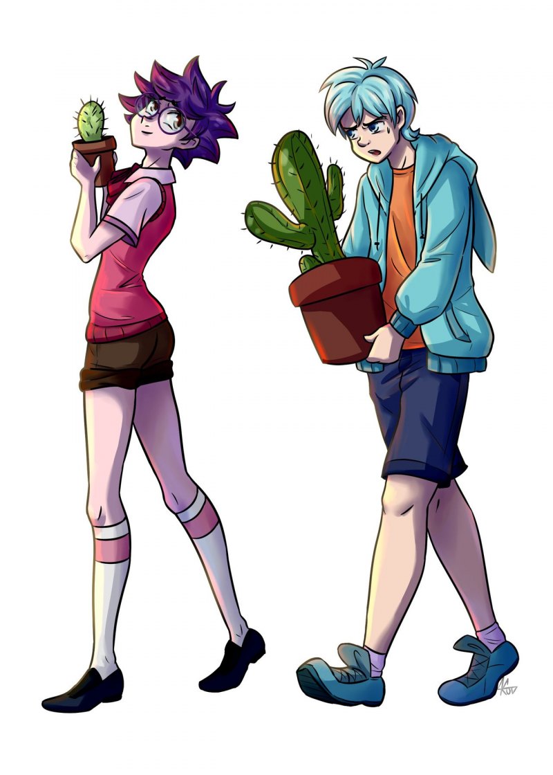 Смешарики Крош и Ежик хуманизация