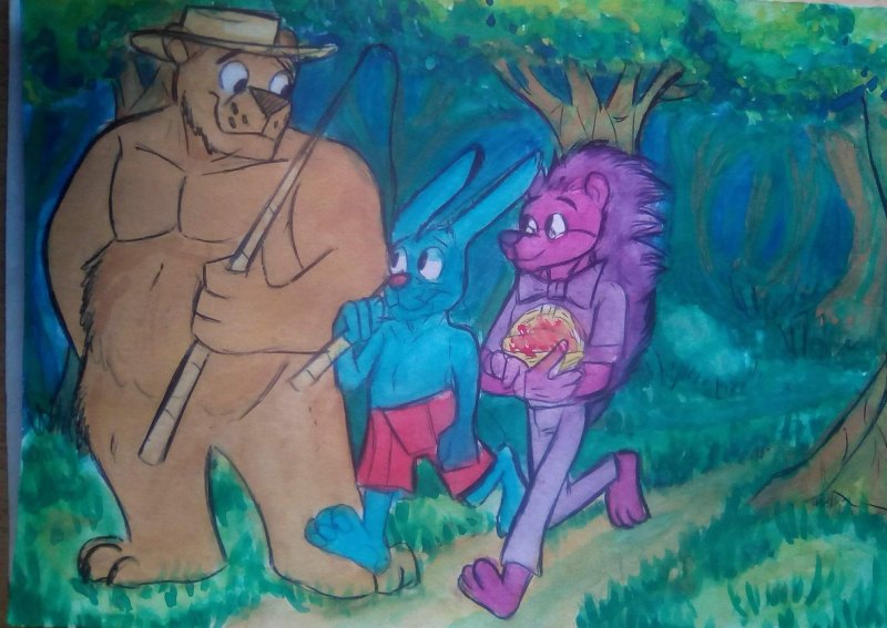 Крош и Ёжик любовь комиксы