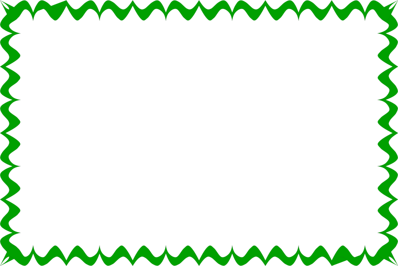 Рамка для текста зеленая