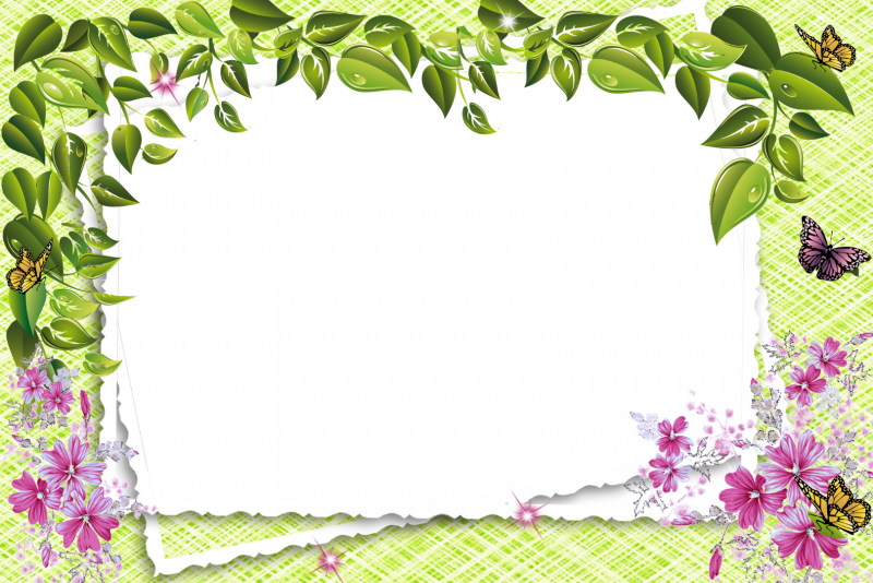 Цветочная рамка
