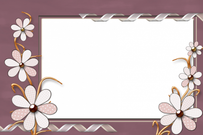 Красивые рамки на прозрачном фоне