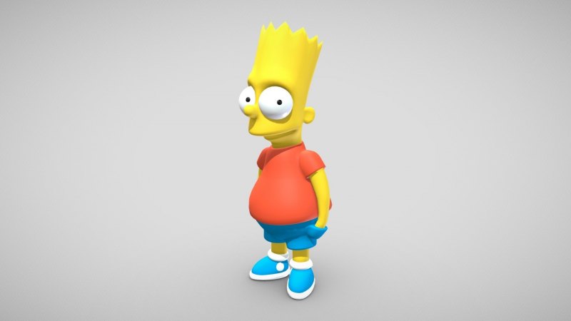 Барт симпсон мультфильм
