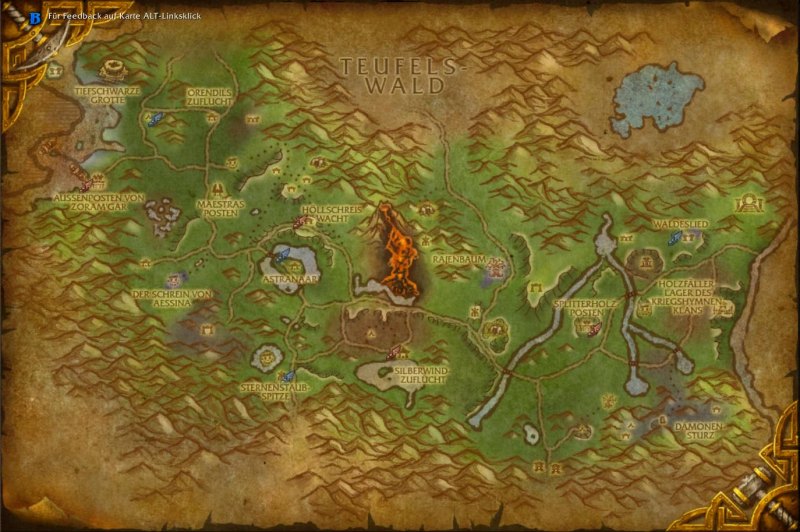 World of Warcraft карта Гилнеас