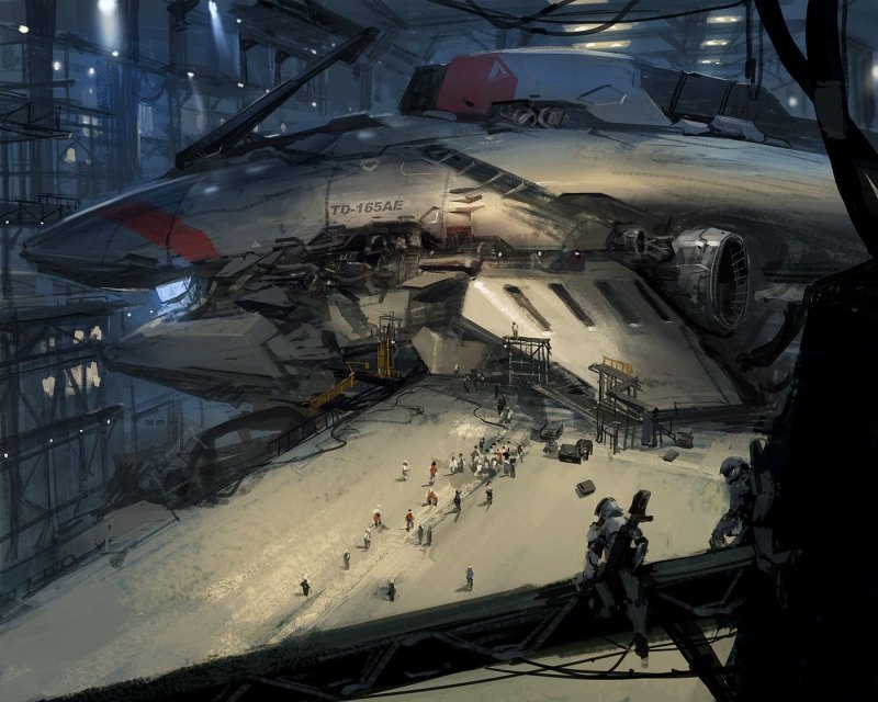 Концепт арт Sci Fi