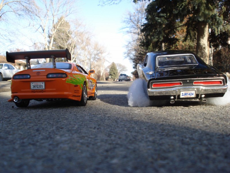 Dodge Charger Toyota Supra