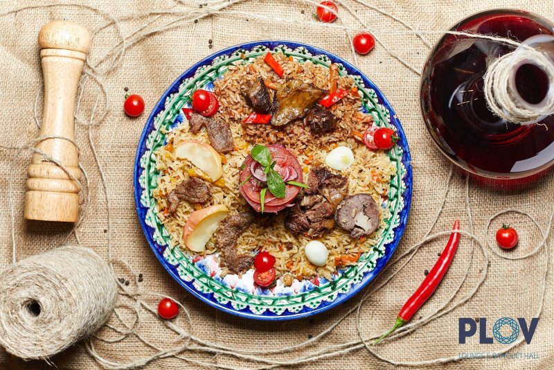 Узбекская кухня вид сверху