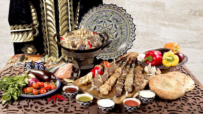 Чайхона Самарканд узбекская кухня
