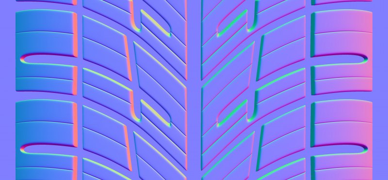 Normal Map резина