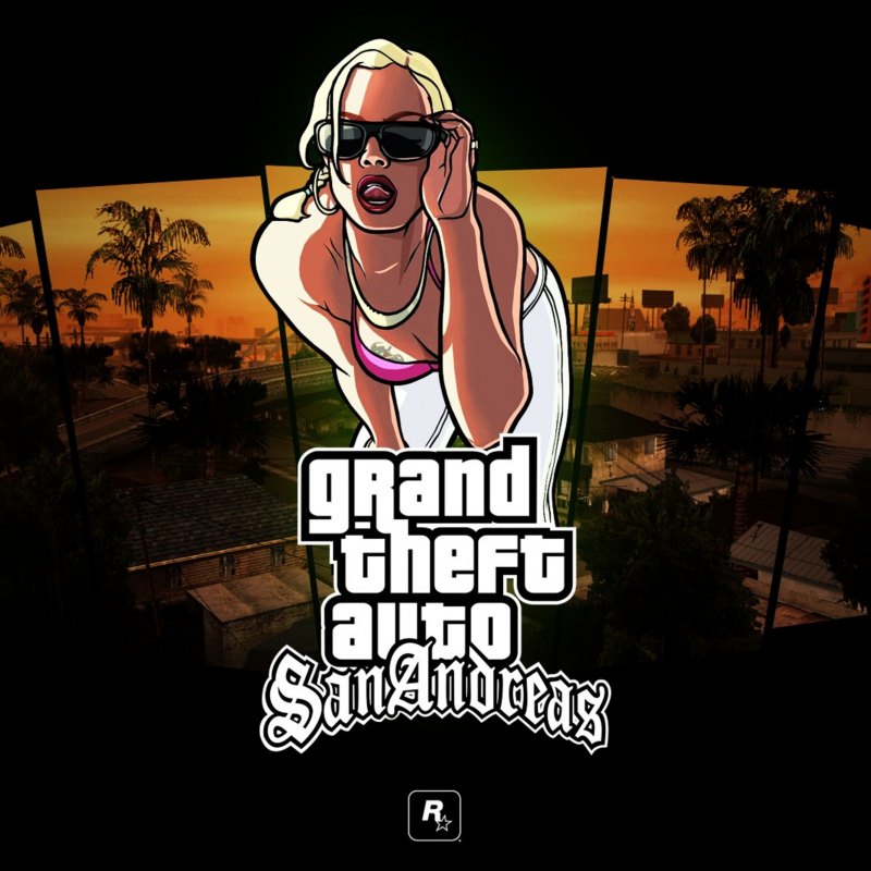 Grand Theft auto San Andreas обложка