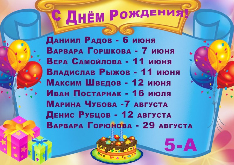 С наступающим днём рождения