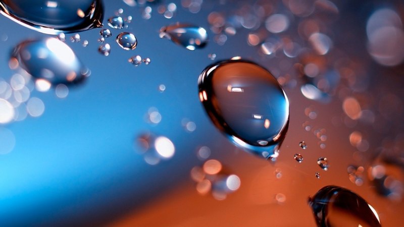 Фотообои капли воды