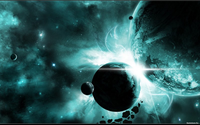 Бирюзовый космос