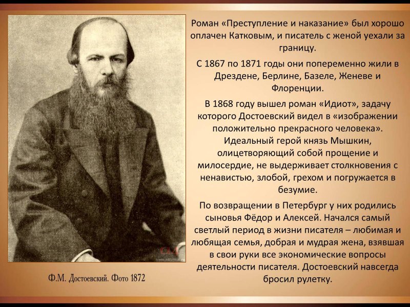 Федор Михайлович Достоевский
