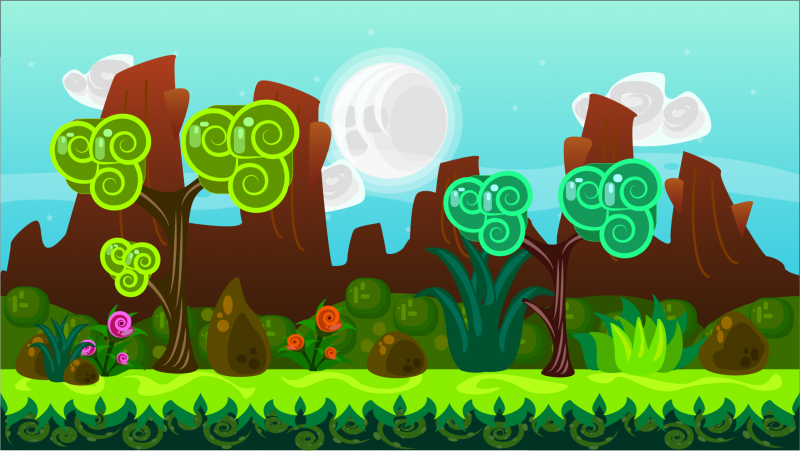 Пляж для игры 2d