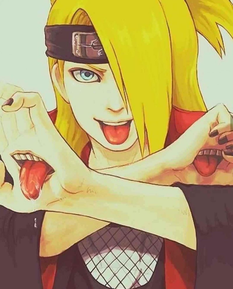 Дейдара нарисовать красиво