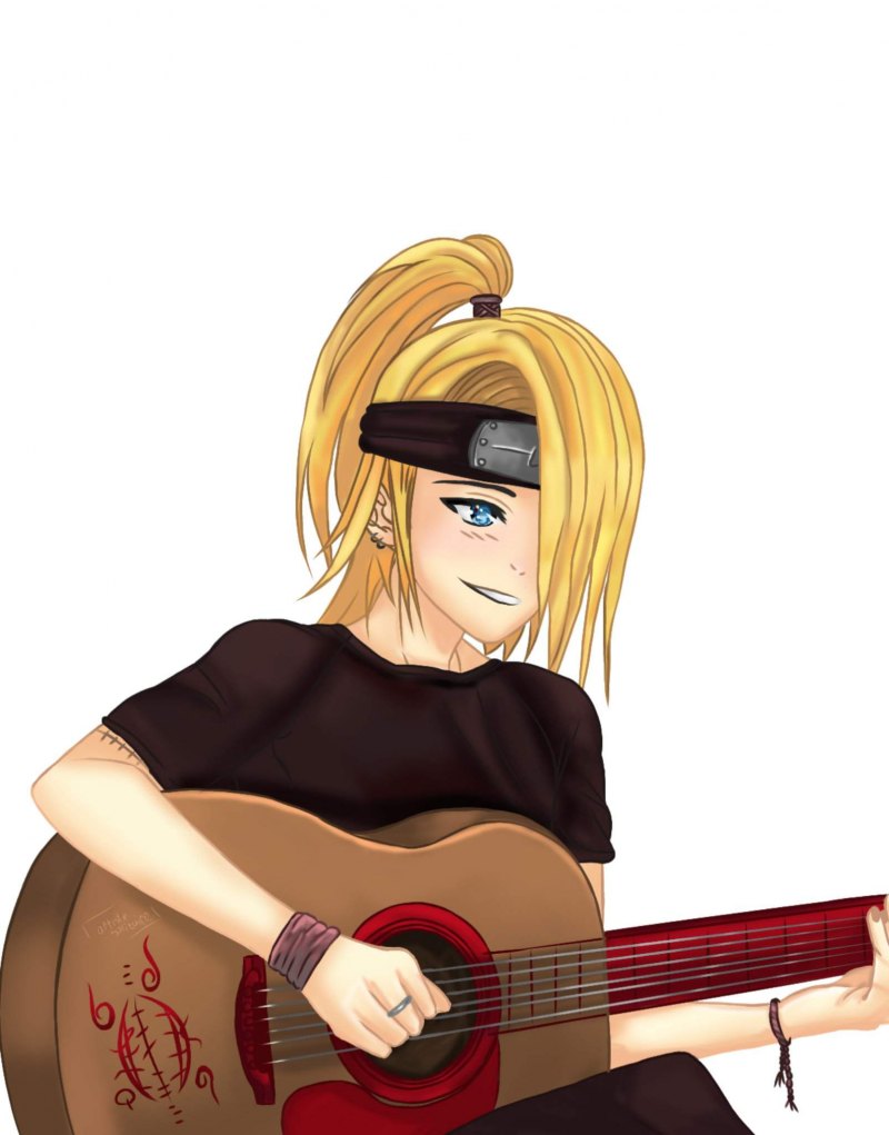 Дейдара псих арт