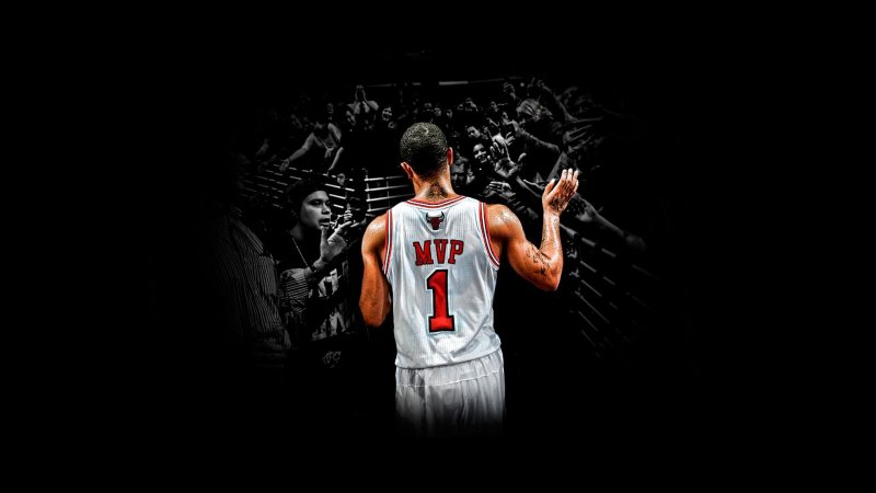 Баскетбол обои Derrick Rose