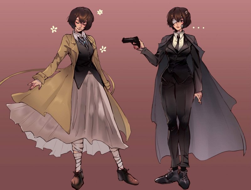 Дадзай Осаму арт 18