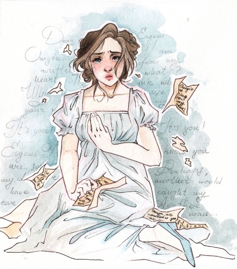 Татьяна Ларина Евгений Онегин арт