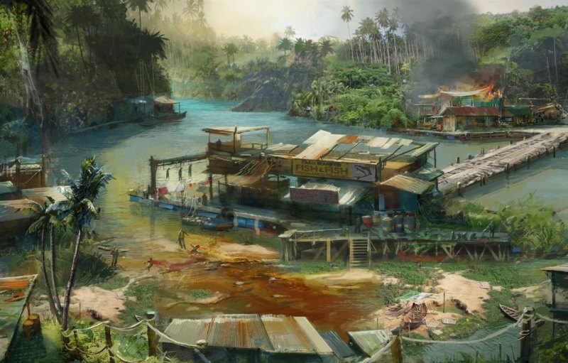 Far Cry 3 концепт арты